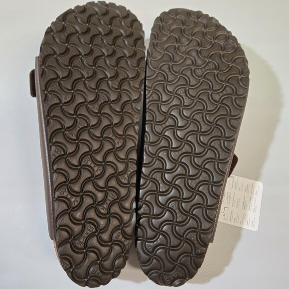 Birkenstock Arizona BS Brown Birko Flor Sandals Men 12 Women 14 NIB EU 45 ($117) main image 4